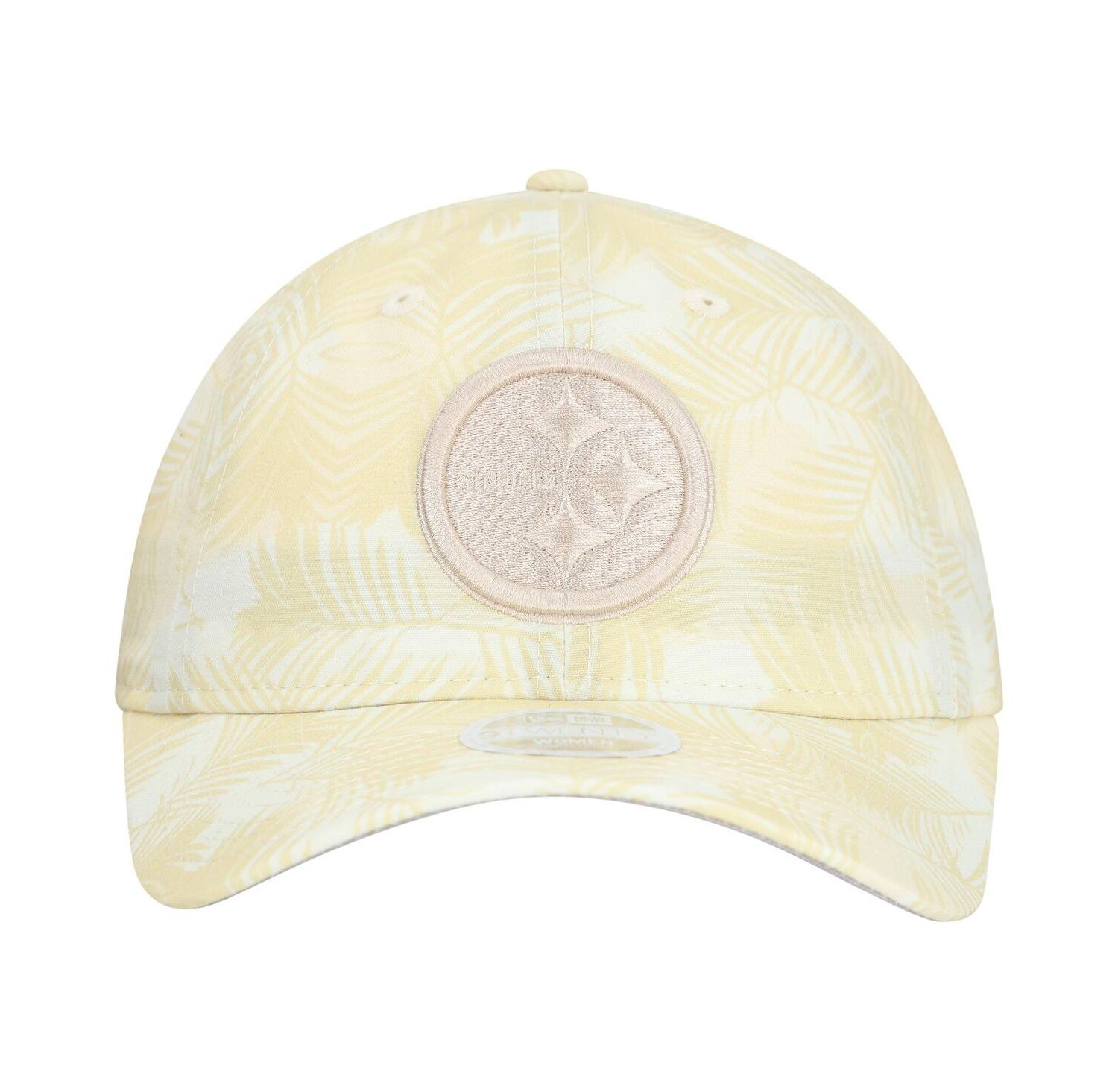 Women's Cream Pittsburgh Steelers Frond 9TWENTY Adjustable Hat