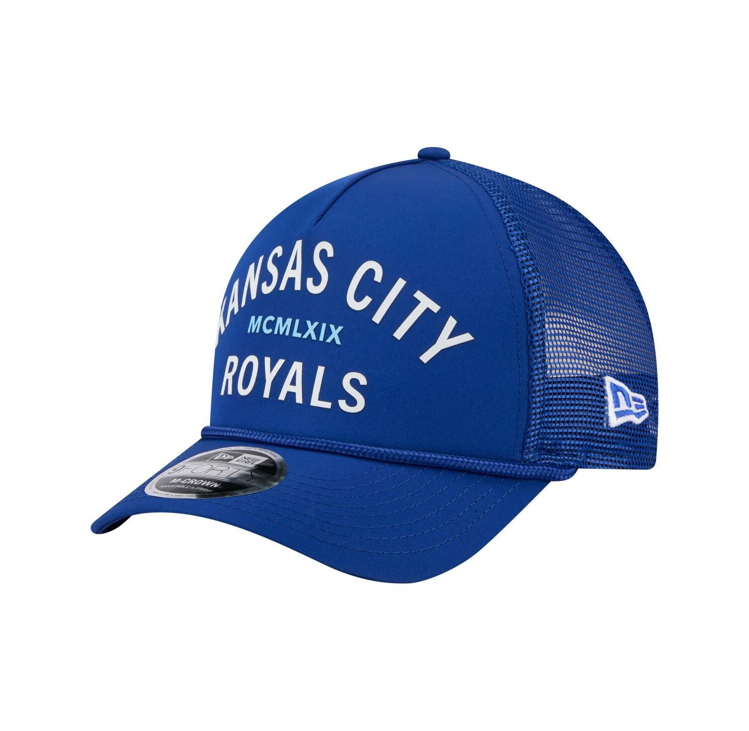 Men's Royal Kansas City Royals Minimalist 9FORTY A-Frame Adjustable Hat