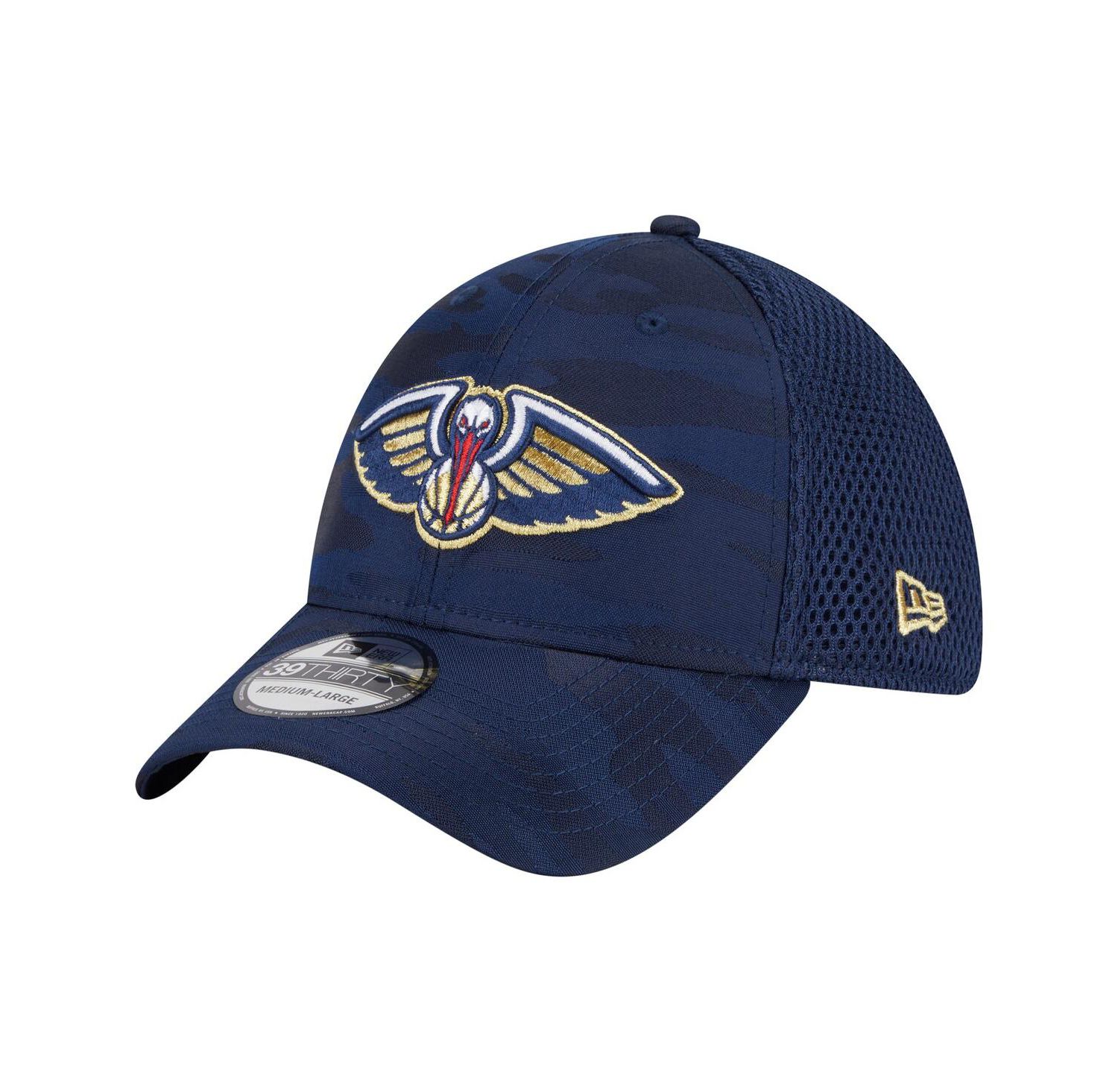 Men's Navy New Orleans Pelicans Subtle Camo 39THIRTY Flex Hat