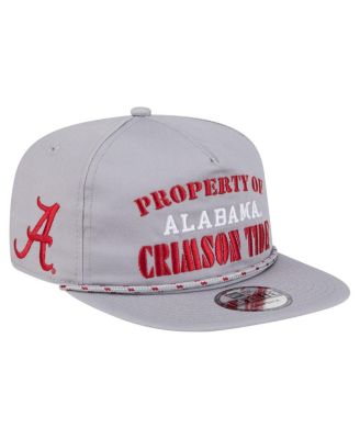 Men's Gray Alabama Crimson Tide Golfer Vintage Adjustable Hat