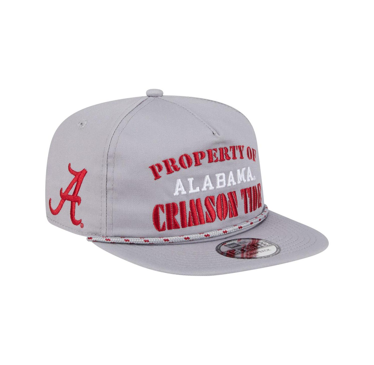 Men's Gray Alabama Crimson Tide Golfer Vintage Adjustable Hat