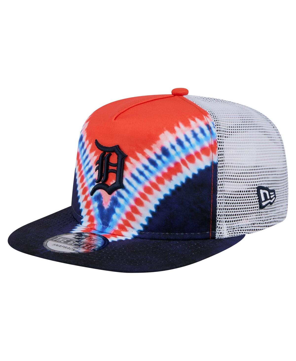 New Era Men's Detroit Tigers Tie-dye Golfer Trucker Adjustable Hat
