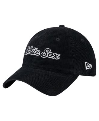 New Era - Women's  Black Chicago White Sox Corduroy 9TWENTY Adjustable Hat