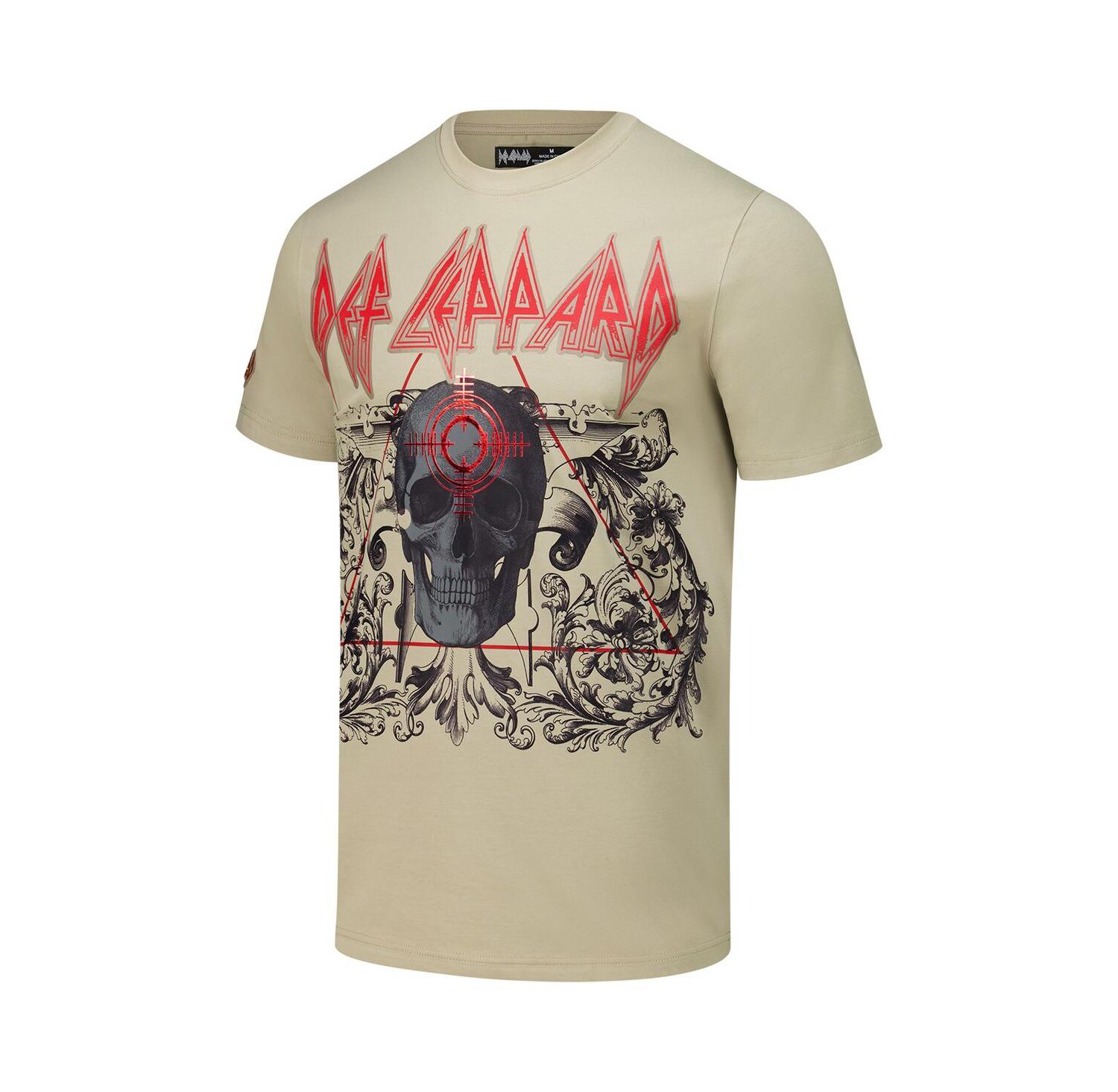 Men's Tan Def Leppard Let's Get Rocked T-Shirt