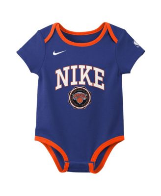 Newborn&nbsp;2-Pack Blue/Black&nbsp;New York Knicks Just Do It Bodysuit Set