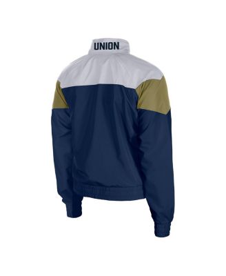Women's&nbsp;Navy Philadelphia Union Leisure Cropped Full-Zip Windbreaker Jacket