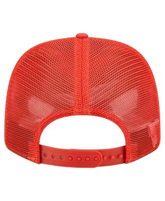 Men's Orange Clemson Tigers Primary 9SEVENTY Trucker Stretch Snap Hat