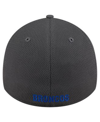 Men's Graphite Denver Broncos Throwback Logo Main 39THIRTY Flex Hat