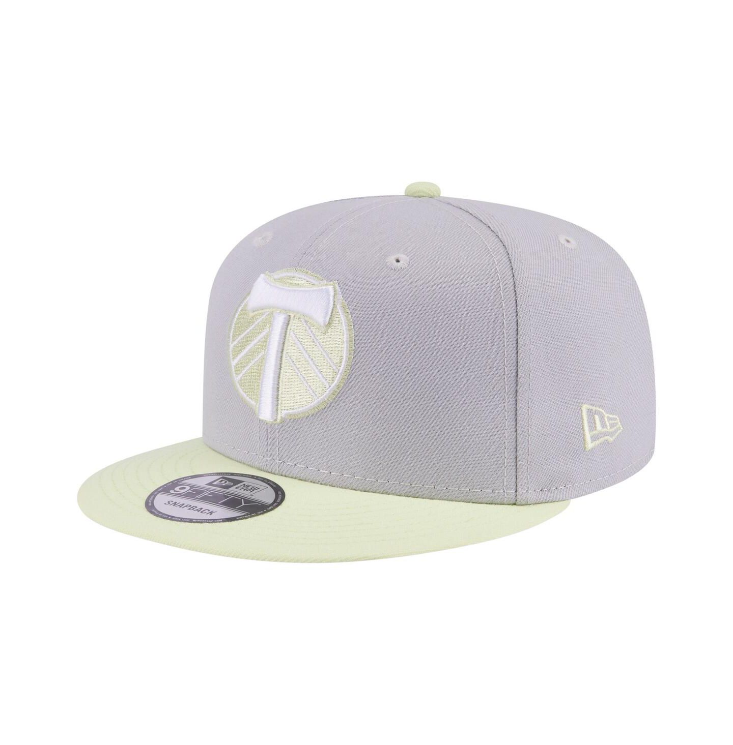 Мужские головные уборы New Era Gray Portland Timbers Color Pack Two-Tone 9FIFTY Snapback Hat — фото 1
