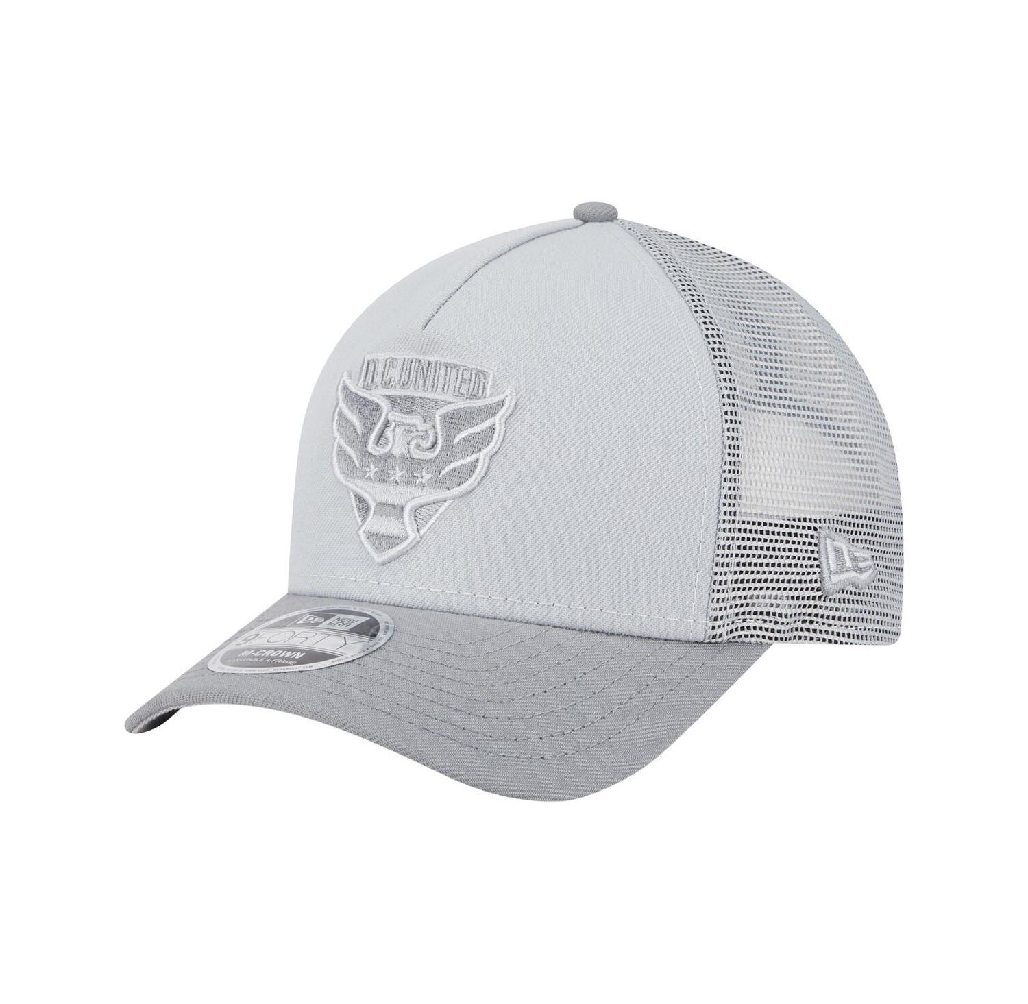 Men's Gray D.C. United Color Pack 9FORTY A-Frame Adjustable Trucker Hat