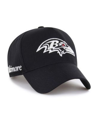 '47 Brand - Men's Black Baltimore Ravens Foundation Offside Adjustable Hat