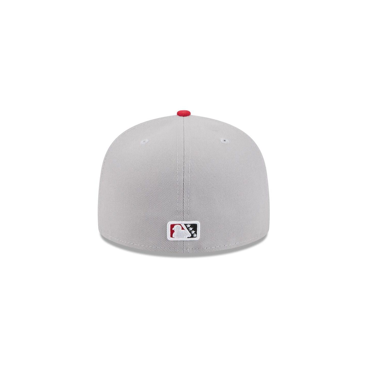 Мужская кепка New Era Gray Fresno Grizzlies Theme Nights 59FIFTY Fitted Hat — фото 4