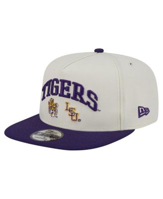 New Era - Men's White LSU Tigers Collegiate 9FIFTY A-Frame Snapback Hat