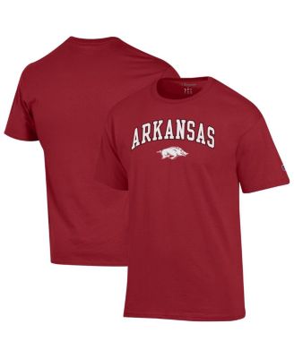 Champion - Men's Cardinal Arkansas Razorbacks Arch Over Logo T-Shirt