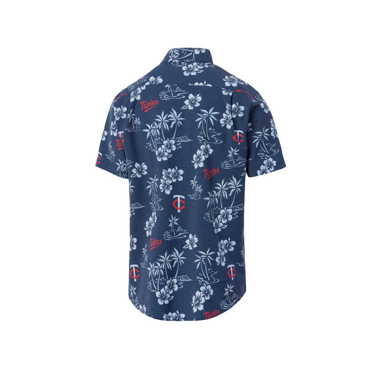 Men's Navy Minnesota Twins Kekai Button-Down Shirt