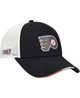 Fanatics - Men's Black Philadelphia Flyers Authentic Pro Draft Adjustable Trucker Hat