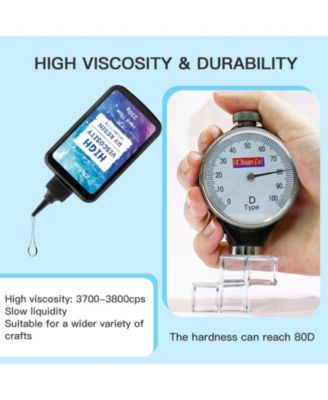 UV Resin, 2 PCS Upgrade Ultraviolet Epoxy Resin Crystal Clear Hard Glue Solar Cure Sunlight Activated Resin for Handmade Jewelry, DIY Craft Decoration, Casting and Coating(200g)