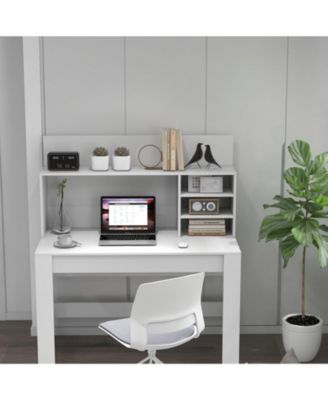 48 Inch Writing Computer Desk with Anti-Tipping Kits and Cable Management Hole