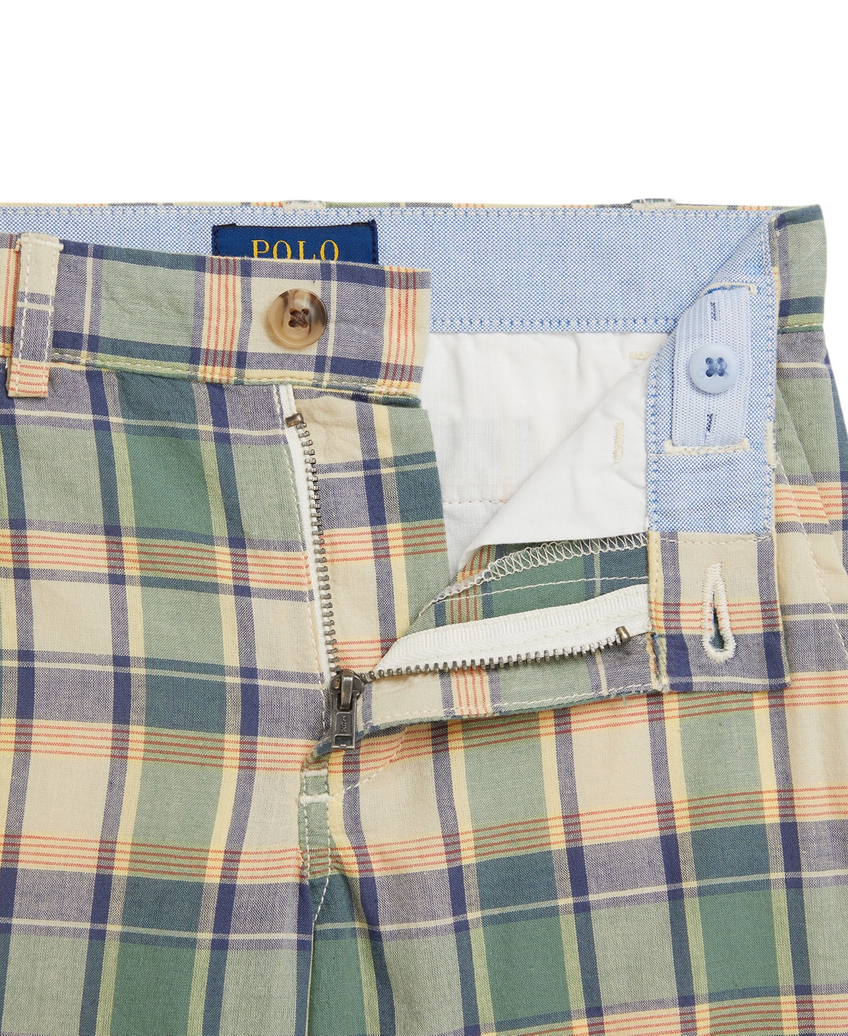 Polo Ralph Lauren Toddler And Little Boys Bedford Madras Shorts