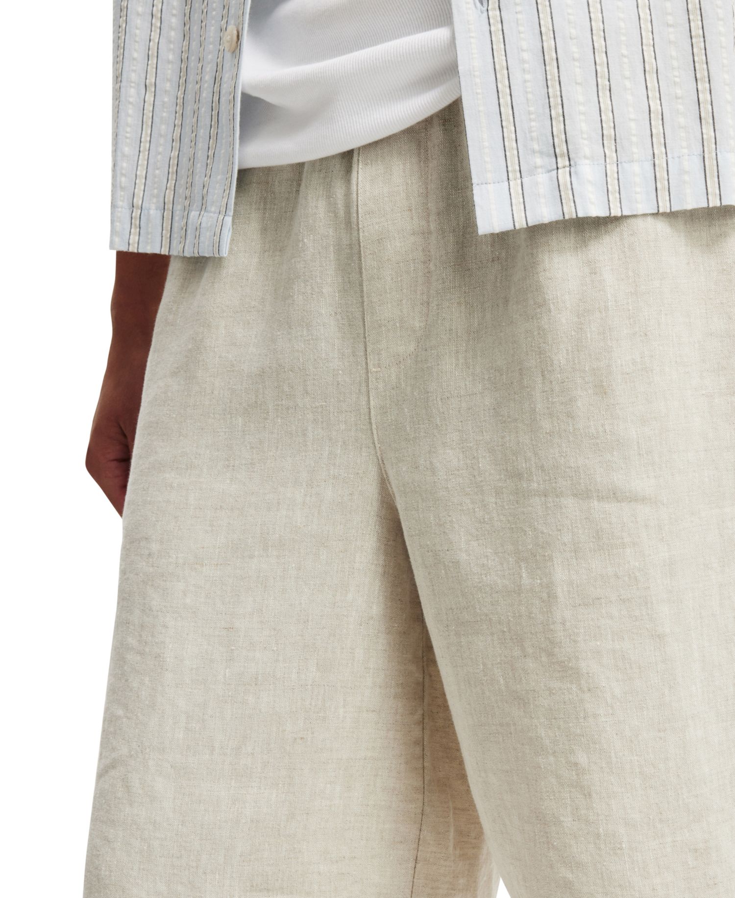 Men's Baggy Linen Shorts