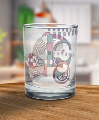 Hoffman Rug Double Old Fashioned Glasses, Set of 4