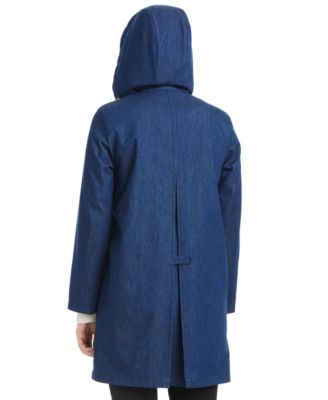 Women's Hooded A-Line Coat