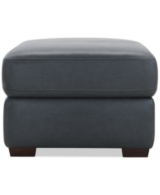 Ashlinn 43" Leather Storage Bench Ottoman, Exclusively at Macy's