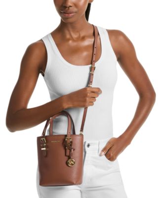 Michael Kors - Quinn Extra Small Leather North South Tote Crossbody