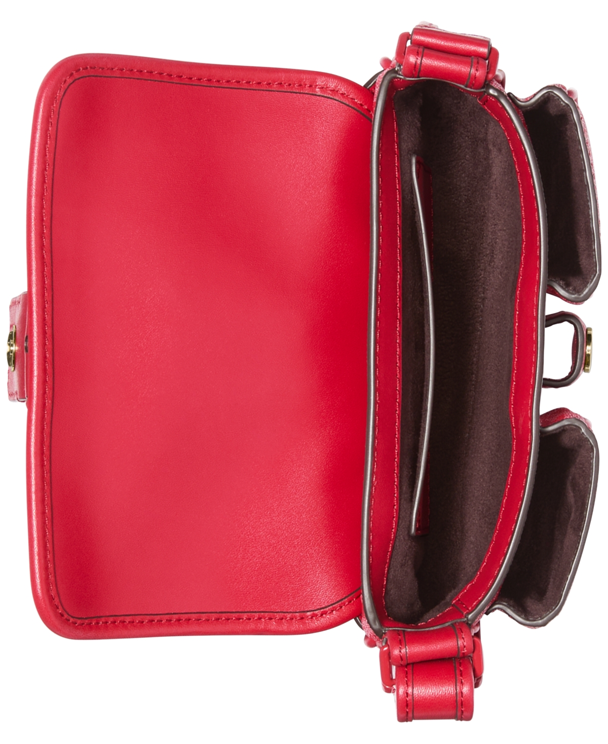 Michael Kors Michael  Colby Extra Small Shoulder Bag In Red