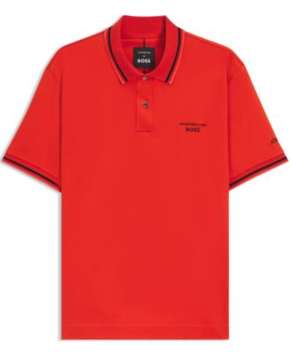 Porsche x BOSS Men's Cotton Moisture Control Polo Shirt