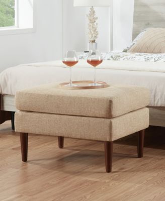 20.25" Designs4Comfort Marlow Mid Century Ottoman