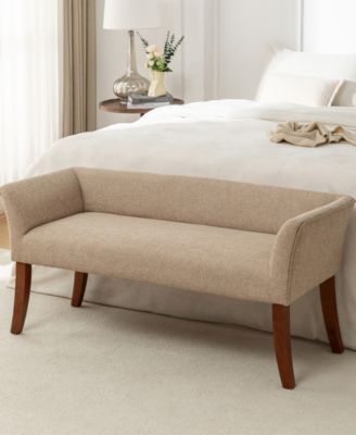 19.5" Designs4Comfort Ella Entryway Window Accent Seating Bench