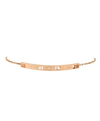 Pre-Owned Tiffany & Co. Atlas Pierced Bar Chain Bracelet with