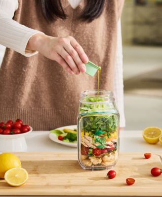 3-Piece Salad Pod, Dressing Shaker, Herbs n' Greens Cool Tool Bundle