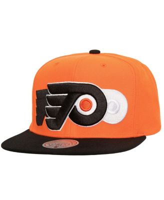 Mitchell & Ness - Men's Orange Philadelphia Flyers Soul Triple Up Snapback Hat