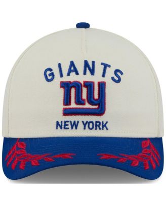 Men's Cream/Royal New York Giants 2025 NFL Draft 9FORTY A-Frame M-Crown Adjustable Hat