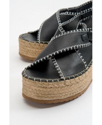 Bellezza Leather Platform Sandals