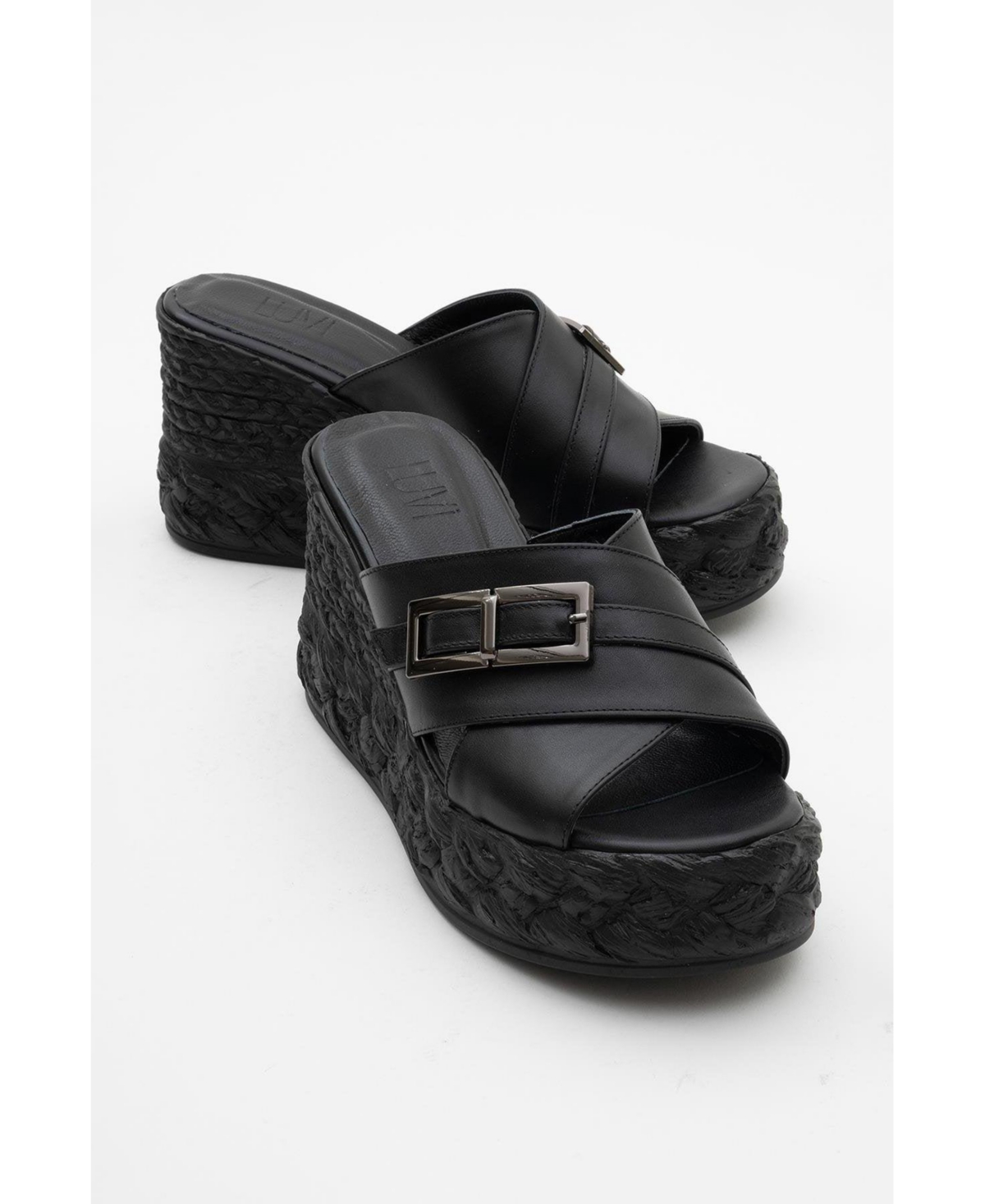 Palmas Leather Platform Sandal (Women) - Brown leather