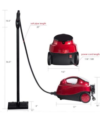 2000W Heavy Duty Multi-Purpose Steam Cleaner Mop with Detachable Handheld Unit