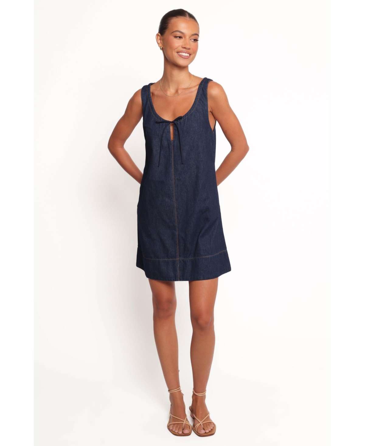 Women's Azen Mini Dress - Dark denim