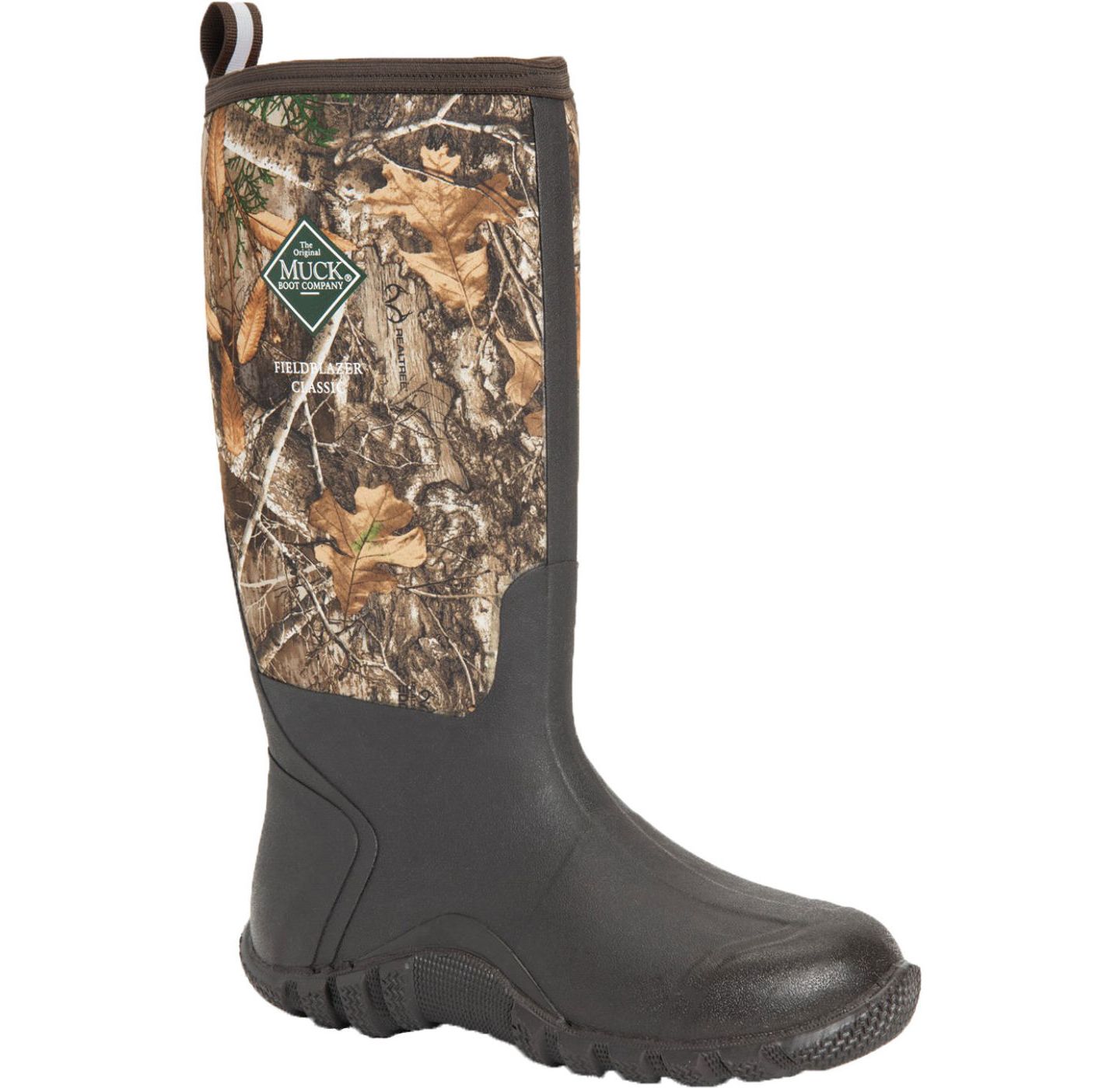 Мужские флисовые ботинки Muck Realtree Edge Fieldblazer Classic, цвет: Шоколадный — фото 7