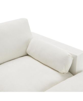  Chenille Modular Sectional Sofa with Ottomans & Pillows