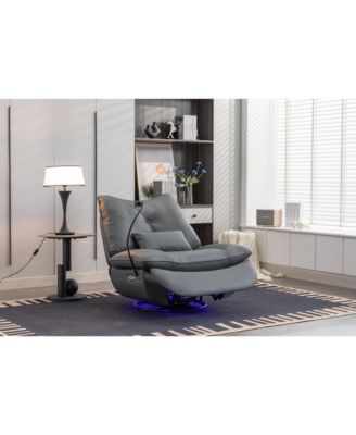 Streamdale Power Glider Swivel Recliner with USB Charge and Lamp