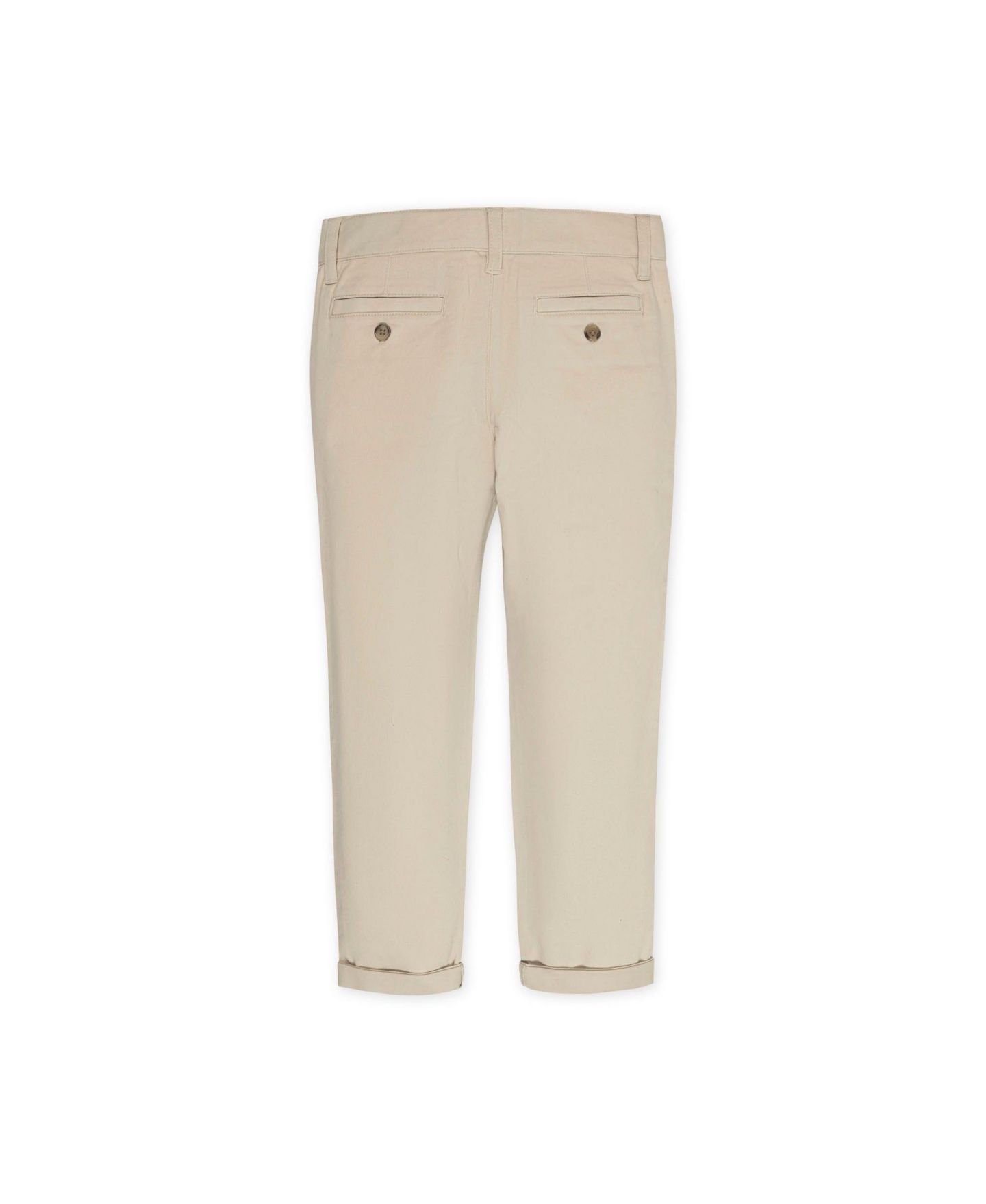 Брюки Hope & Henry Skinny Stretch Twill Chino Pant для мальчиков-малышей, цвет: Светлый хаки — фото 6