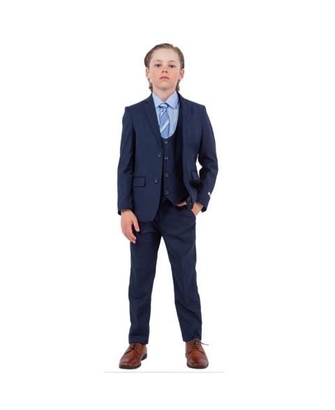 Детские Stacy Adams Navy 5 PC Toddler & Little Boys Suit