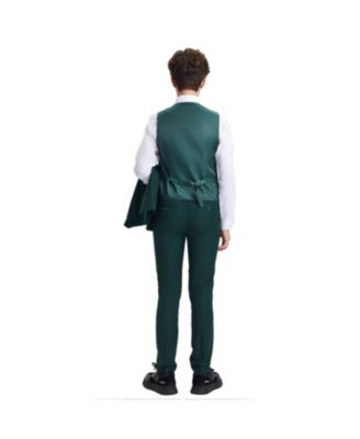 Little Boys Green 5 PC Suits