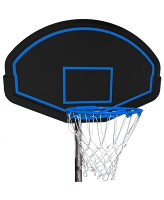 16FT Trampoline for Adults & Kids with Basketball Hoop, Outdoor Trampolines w/Ladder and Safety Enclosure Net for Kids and Adults