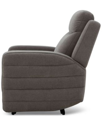 Kristyan Fabric Power Recliner with Power Headrest with Zero Wall & Heat Massage, Exclusively at Macy's