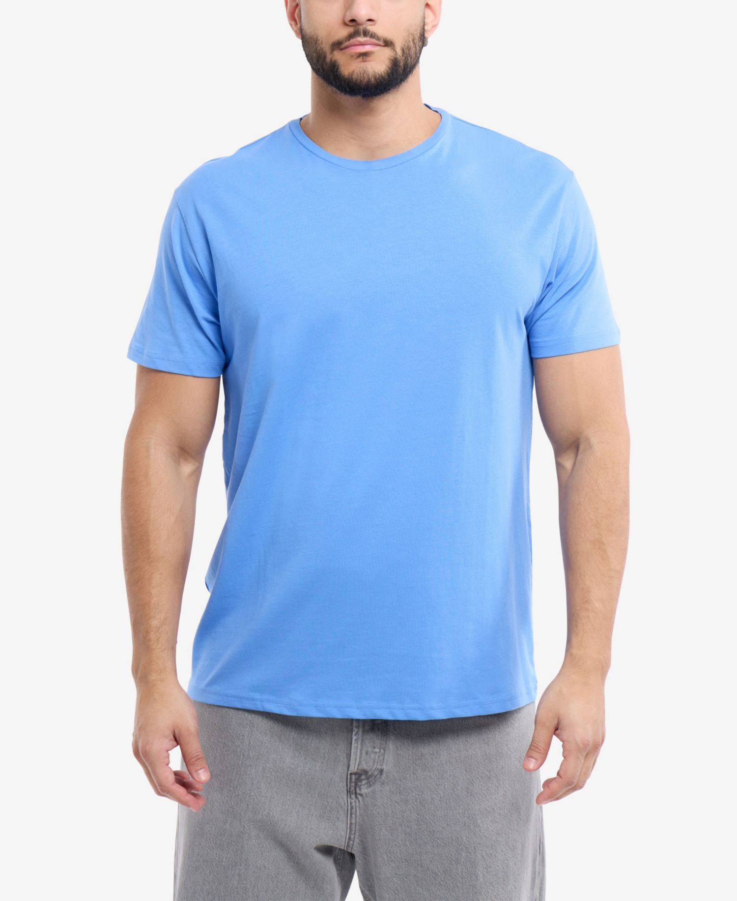 Men's Basic Crewneck Short Sleeve T-Shirt