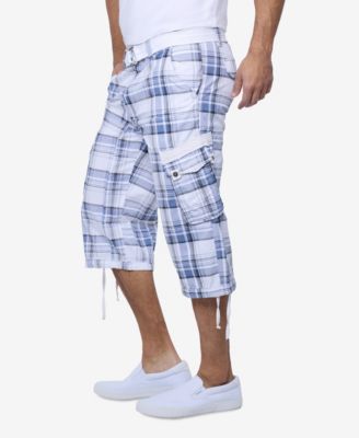 XRAY Men's Belted Below Knee Long Cargo Shorts